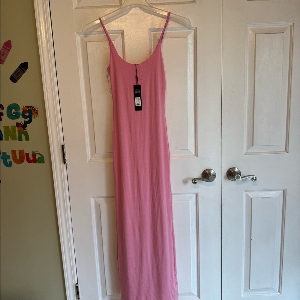 Fashion Nova Pink Maxi Dress